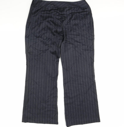 Womens UK Size 18 NEXT Regular Fit Dress Pants Blue Trousers