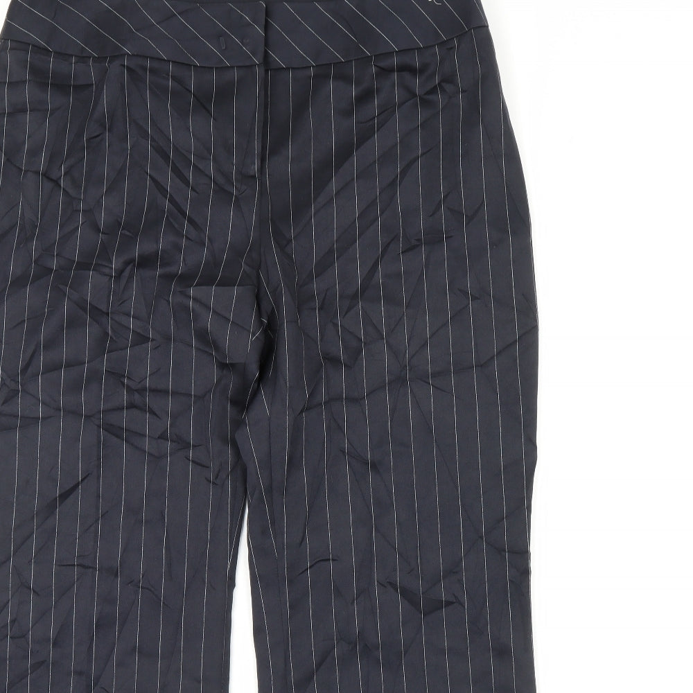 Womens UK Size 18 NEXT Regular Fit Dress Pants Blue Trousers