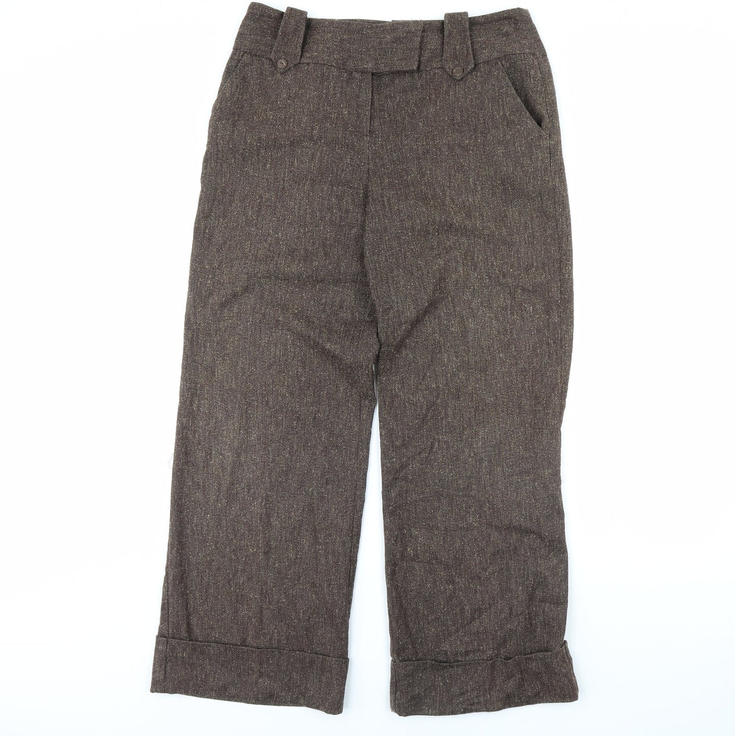 George Womens Brown   Trousers  Size 12 L30 in