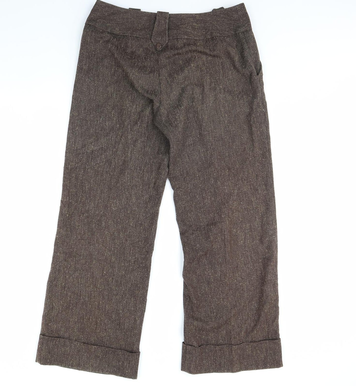George Womens Brown   Trousers  Size 12 L30 in