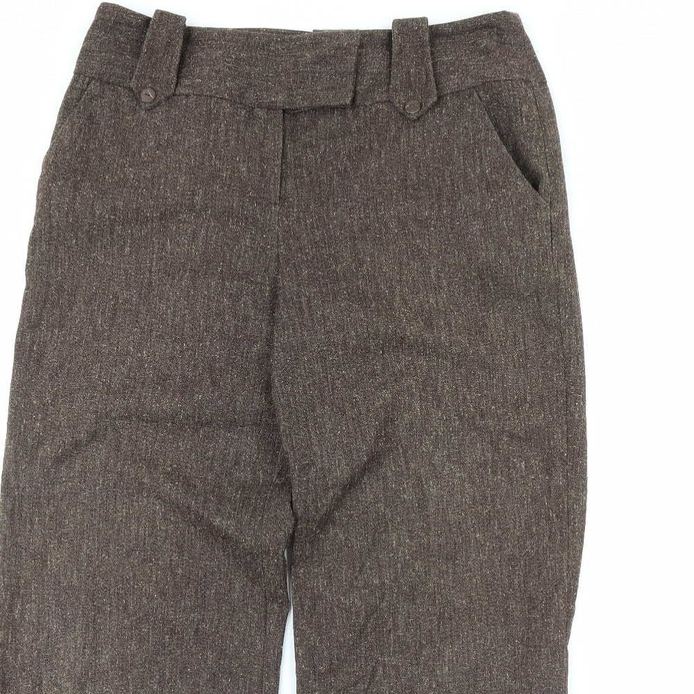 George Womens Brown   Trousers  Size 12 L30 in