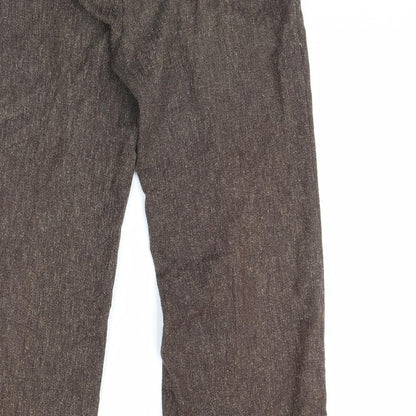 George Womens Brown   Trousers  Size 12 L30 in