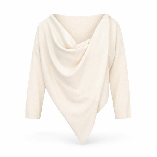Womens UK Size One Size Studio Ivory Pullover Jumper