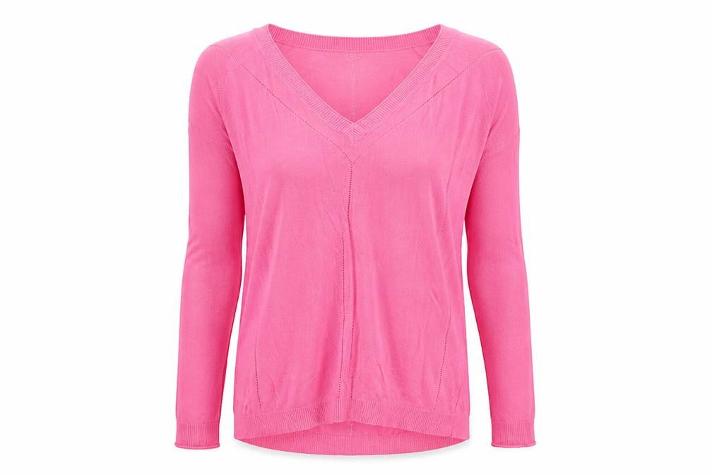 Womens UK Size 8 NEXT Pink Pullover Jumper