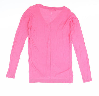 Womens UK Size 8 NEXT Pink Pullover Jumper