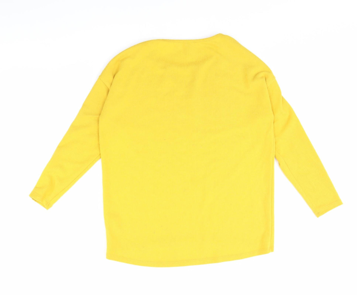 Womens UK Size S New Look Yellow Pullover Jumper