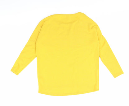 Womens UK Size S New Look Yellow Pullover Jumper