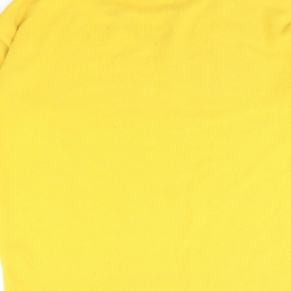 Womens UK Size S New Look Yellow Pullover Jumper