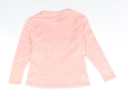 Just Like You Girls Pink Solid  Cami Pyjama Top Size 12 Years  - Cloud