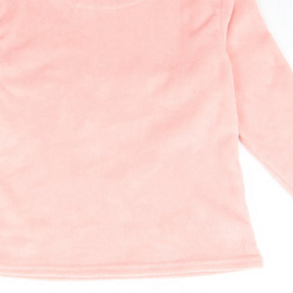 Just Like You Girls Pink Solid  Cami Pyjama Top Size 12 Years  - Cloud