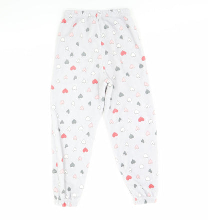 Just Like You Girls Purple Spotted  Cami Pyjama Pants Size 12 Years  - Heart