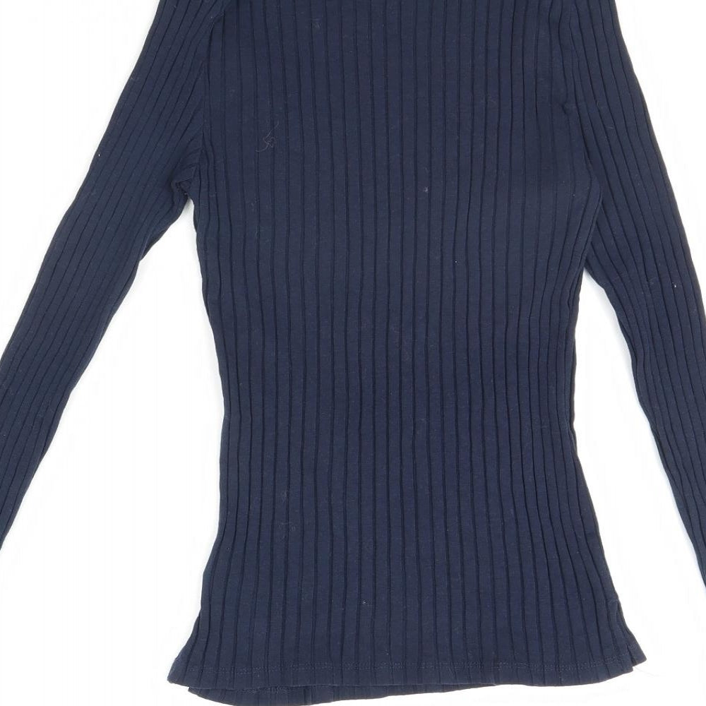Womens UK Size 8 M&S Blue Pullover Jumper