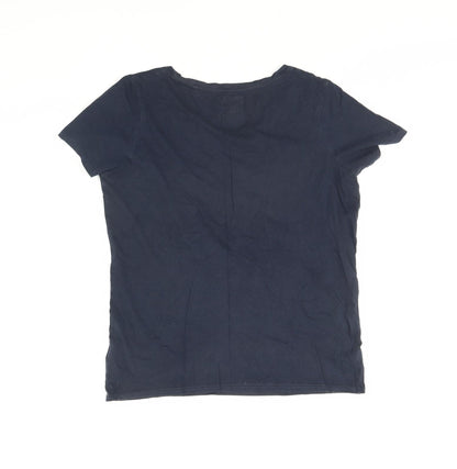 Womens UK Size 8 NEXT Blue Basic T-Shirt
