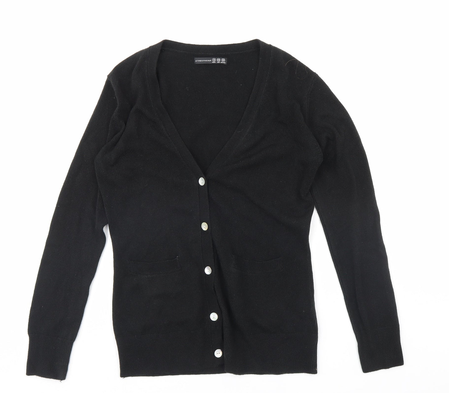 Womens UK Size 12 Atmosphere Black Cape Jumper