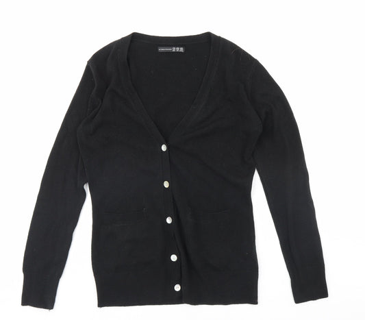Womens UK Size 12 Atmosphere Black Cape Jumper