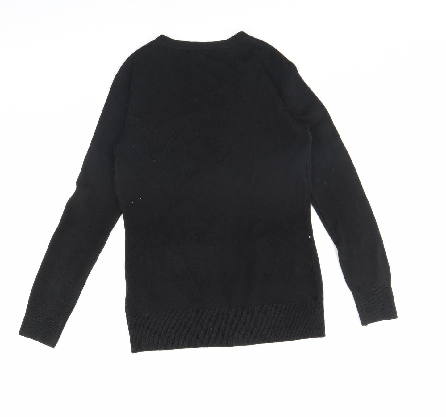 Womens UK Size 12 Atmosphere Black Cape Jumper
