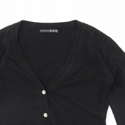 Womens UK Size 12 Atmosphere Black Cape Jumper