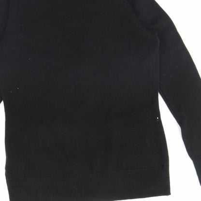 Womens UK Size 12 Atmosphere Black Cape Jumper