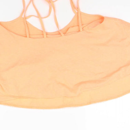 Womens UK Size 12 Atmosphere Orange Cropped Tank