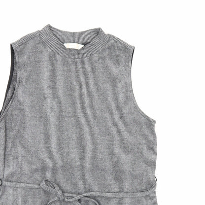 Womens UK Size 16 BHS Black Basic Tank