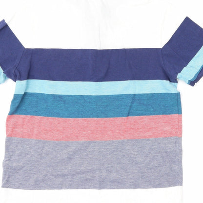 George Boys Multicoloured Striped  Basic Polo Size 11-12 Years
