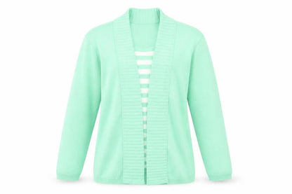 Womens UK Size L Impressions Green Pullover Jumper