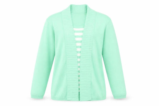 Womens UK Size L Impressions Green Pullover Jumper