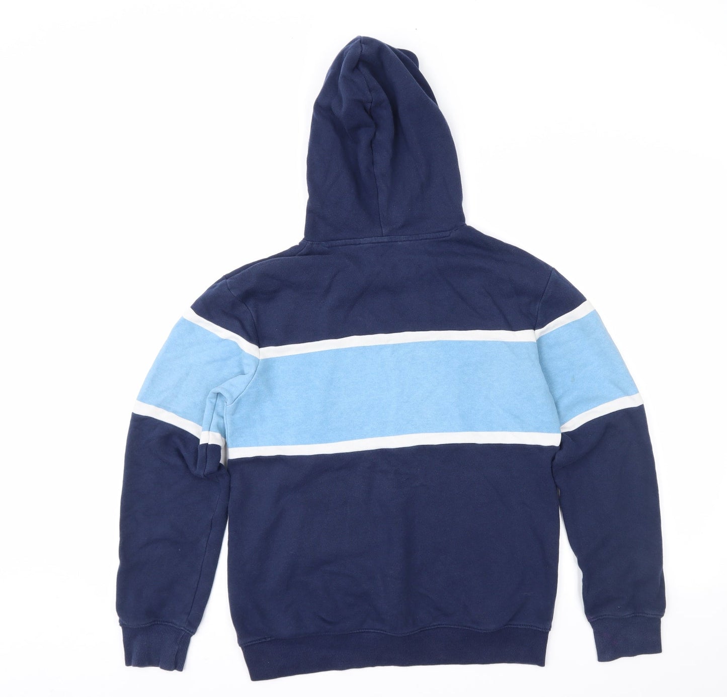 H&M Girls Blue Colourblock  Pullover Hoodie Size 11-12 Years