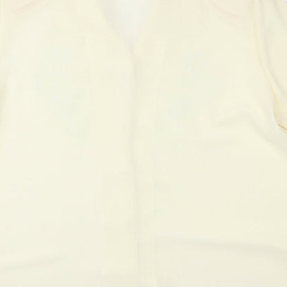 Adam Womens Yellow   Basic Blouse Size 18
