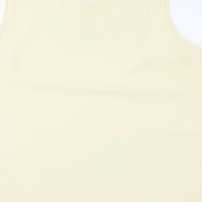 Adam Womens Yellow   Basic Blouse Size 18