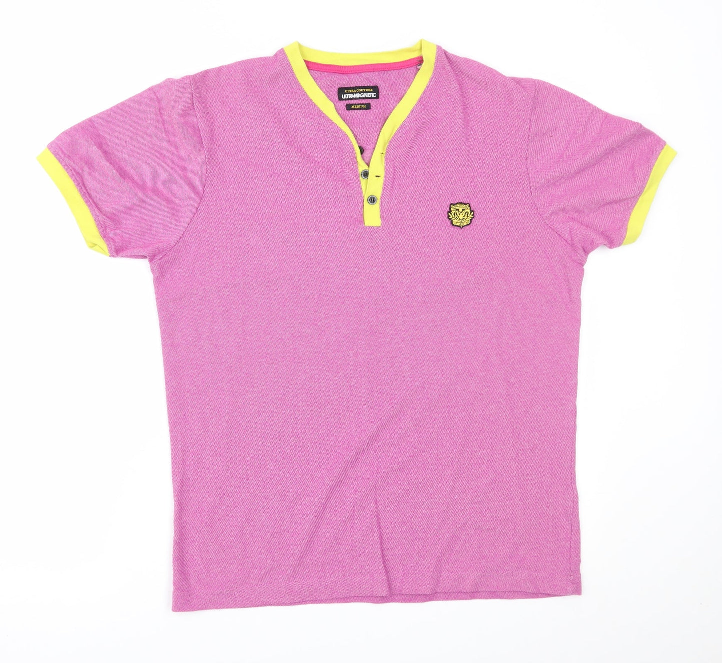 Ultramagnetic Mens Pink    Polo Size M