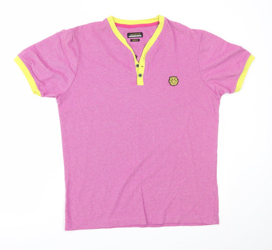 Ultramagnetic Mens Pink    Polo Size M