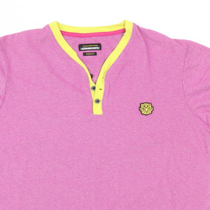 Ultramagnetic Mens Pink    Polo Size M