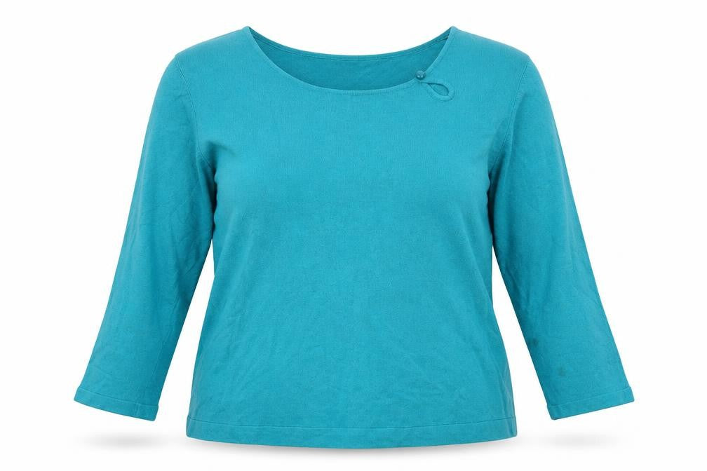 Womens UK Size 16 Per Una Green Pullover Jumper
