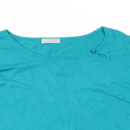 Womens UK Size 16 Per Una Green Pullover Jumper