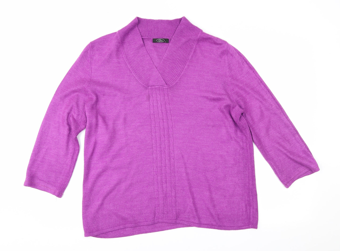 Womens UK Size S Bonmarché Purple Pullover Jumper