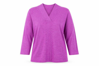 Bonmarché Womens Purple Pullover Jumper Size S