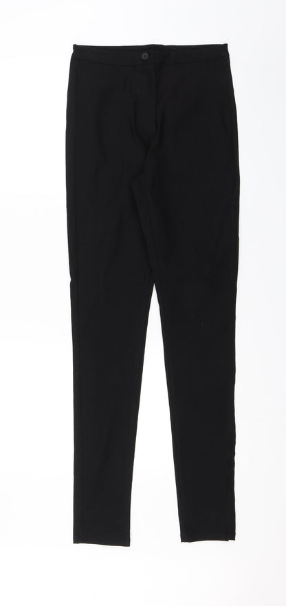 Select Womens Black  Rayon Dress Pants Trousers Size 10 L30 in