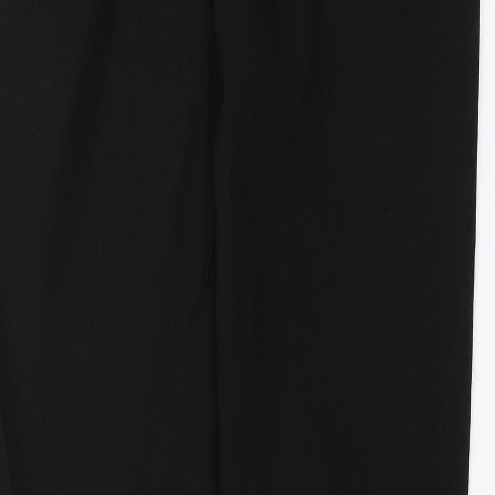 Select Womens Black  Rayon Dress Pants Trousers Size 10 L30 in