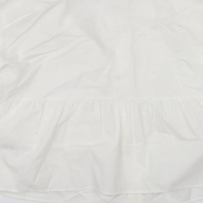 Primark Womens White   Basic Button-Up Size 10