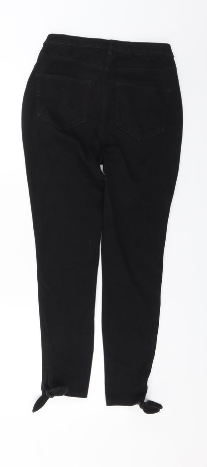 NEXT Womens Black  Denim Jegging Jeans Size 8 L24 in