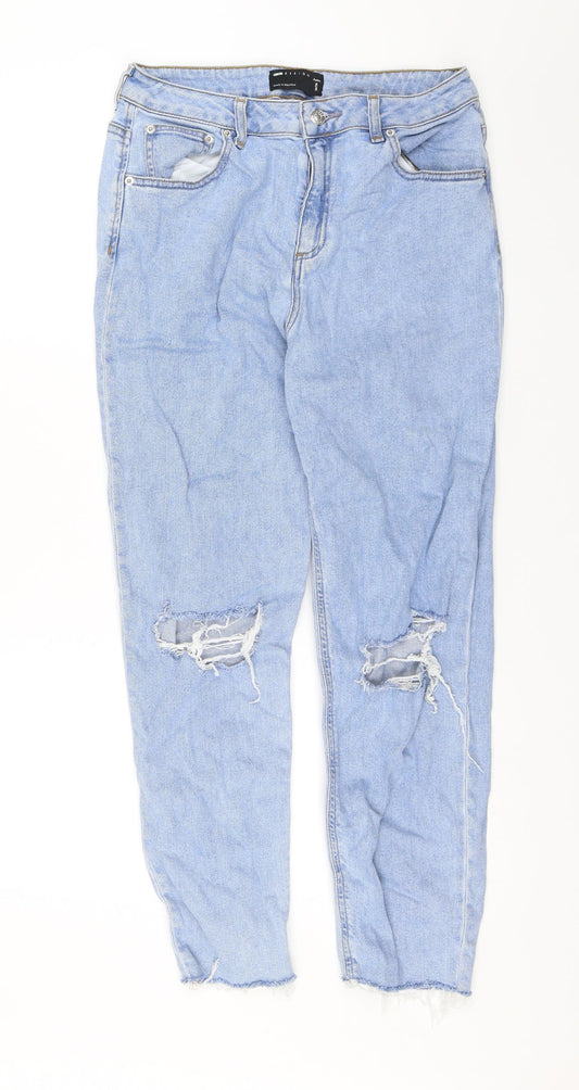 ASOS Womens Blue   Mom Jeans Size 28 in L25 in