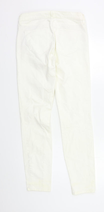Gap Womens White   Skinny Jeans Size S L28 in