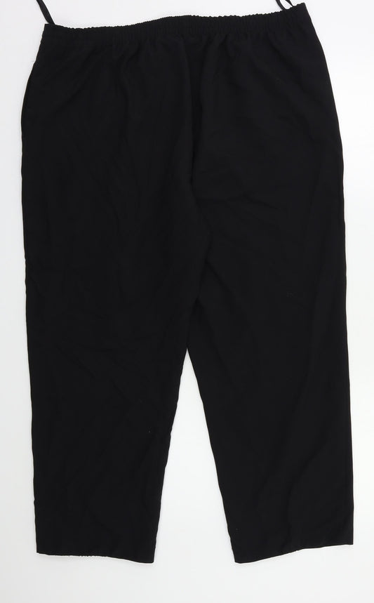 Bm Collection Womens Black   Dress Pants Trousers Size 18 L23 in