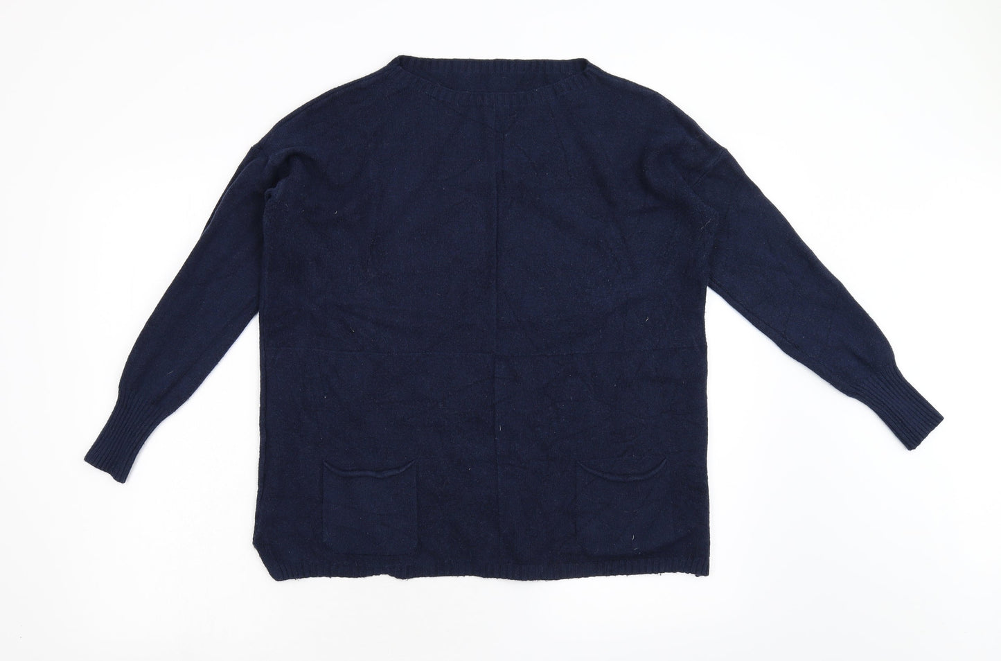 Preworn Mens Blue  Knit Pullover Jumper Size L