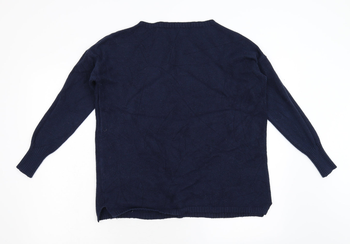 Preworn Mens Blue  Knit Pullover Jumper Size L