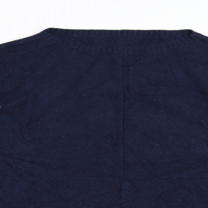 Preworn Mens Blue  Knit Pullover Jumper Size L