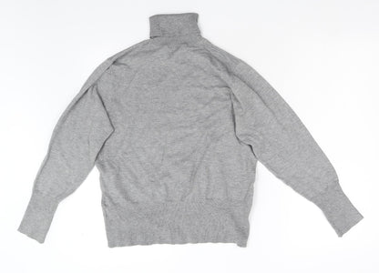 Womens UK Size XL Mia Moda Grey Pullover Jumper