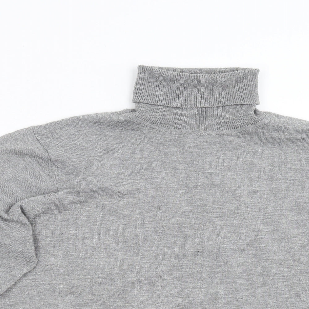 Womens UK Size XL Mia Moda Grey Pullover Jumper