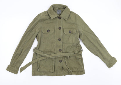 Primark Womens Green  Denim Jacket  Size XS